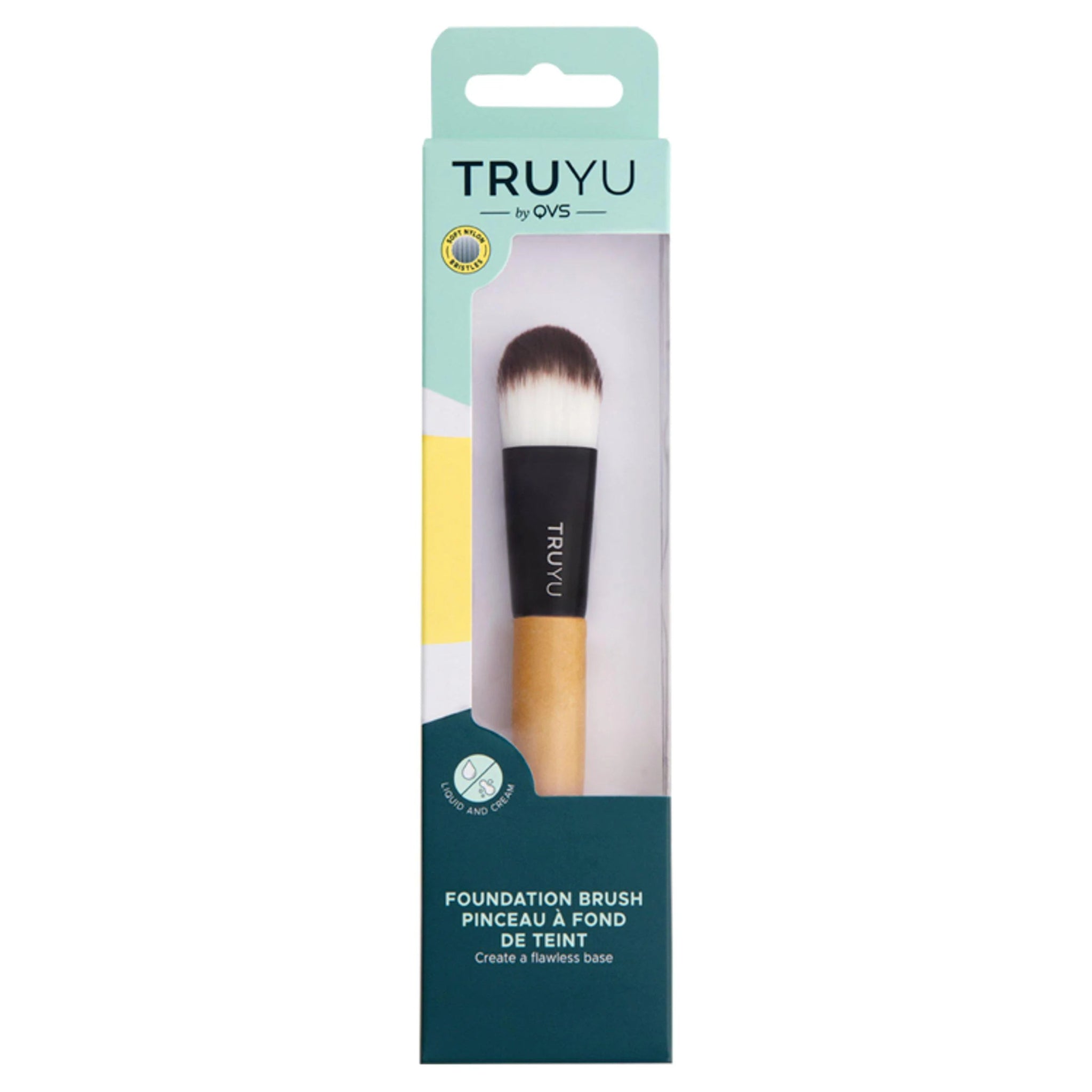 Brocha para base de maquillaje TRUYU - Saldos A Huevo